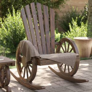 vidaXL Adirondack gyngestol heltre gran