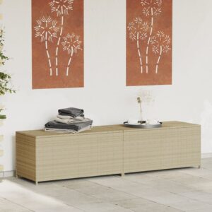 vidaXL Putekasse blandet beige 469L cm polyrotting