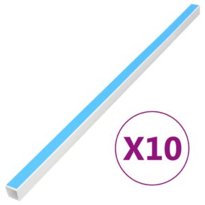 vidaXL Kabelkanaler selvklebende 15x10 mm 10 m PVC