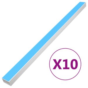 vidaXL Kabelkanaler selvklebende 100x60 mm 10 m PVC