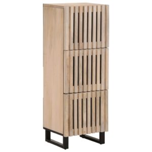 vidaXL Highboard 40x34x110 cm heltre mango