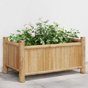 vidaXL Plantekasse 50x30x25 cm bambus