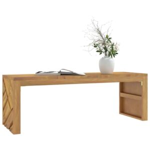 vidaXL Salongbord 110x35x38 cm heltre teak