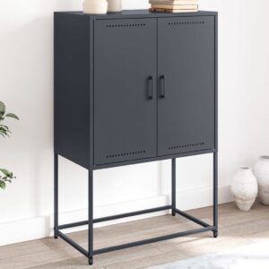 vidaXL Highboard antrasitt 68