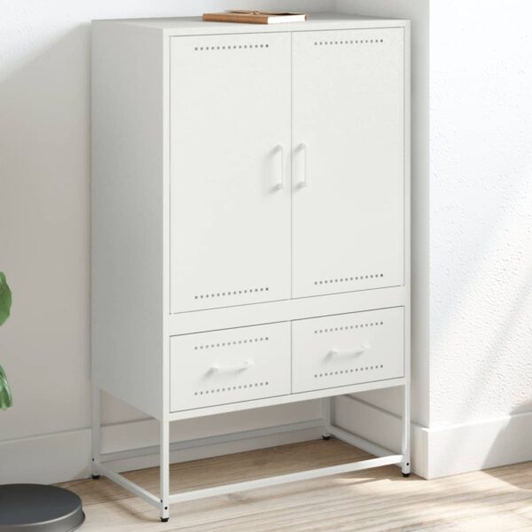 vidaXL Highboard hvit 68x39x111