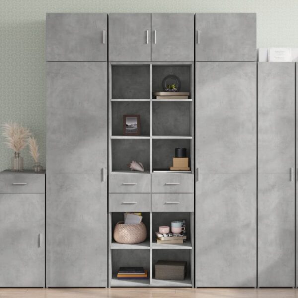 vidaXL Highboard betonggrå 70x42