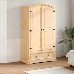 vidaXL Garderobe Corona 102x52x186 cm heltre furu