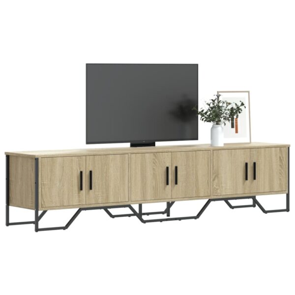 vidaXL TV-benk sonoma eik 180x34x41 cm konstruert tre