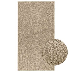 vidaXL Teppe ZIZUR beige 80x150 cm jute-utseende innendørs og utendørs