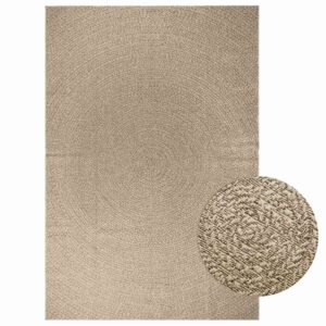 vidaXL Teppe ZIZUR beige 200x290cm jute-utseende innendørs og utendørs