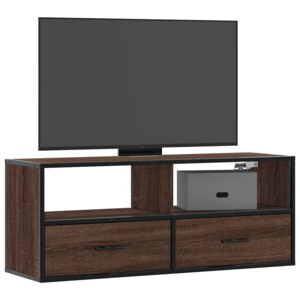 vidaXL TV-benk brun eik 100x31x39