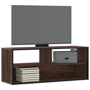 vidaXL TV-benk brun eik 100x31x39