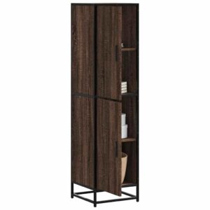 vidaXL Highboard brun eik 35