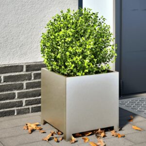 vidaXL Plantekasser 2 stk 40x40x40 cm rustfritt stål