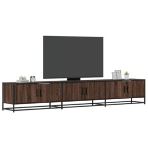 vidaXL TV-benk brun eik 240x35x41 cm konstruert tre