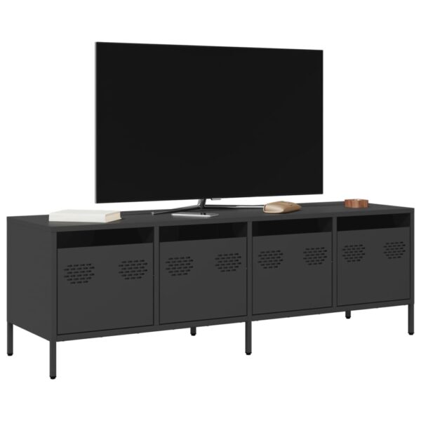 vidaXL TV-benk svart 135x39x43