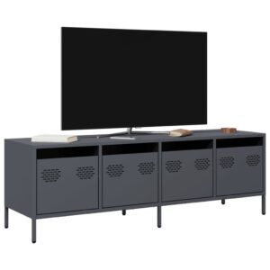 vidaXL TV-benk antrasitt 135x39x43