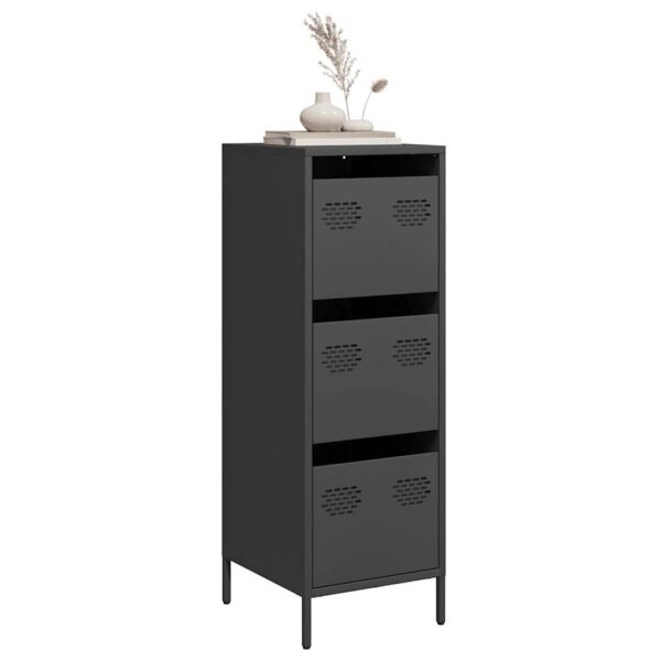 vidaXL Highboard svart 39x35x103