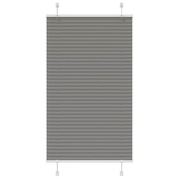 vidaXL plisségardin antrasitt 70x150 cm Stoff Bredde 69