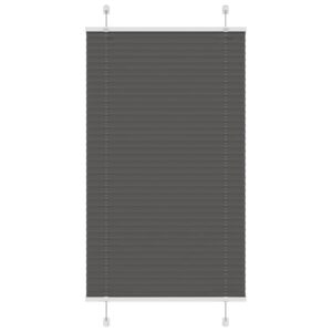 vidaXL plisségardin sort 70x100 cm Stoff Bredde 69