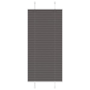 vidaXL plisségardin sort 55x150 cm Stoff Bredde 54