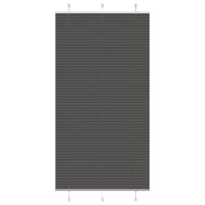 vidaXL plisségardin sort 100x200 cm Stoff Bredde 99