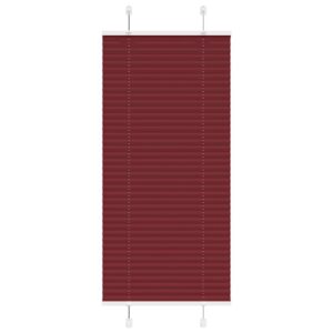 vidaXL Plisségardin Bordeaux Rød 65x100 cm Stoff Bredde 64