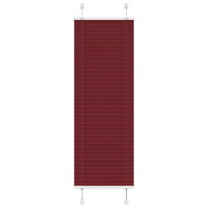 vidaXL Plisségardin Bordeaux Rød 50x150 cm Stoff Bredde 49