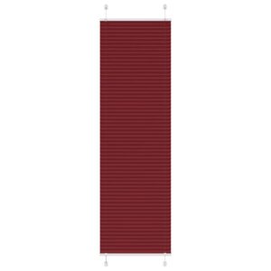 vidaXL Plisségardin Bordeaux Rød 55x200 cm Stoff Bredde 54