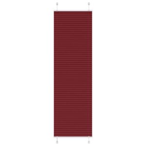 vidaXL Plisségardin Bordeaux Rød 60x200 cm Stoff Bredde 59