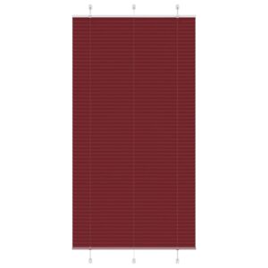 vidaXL Plisségardin Bordeaux Rød 105x200 cm Stoff Bredde 104