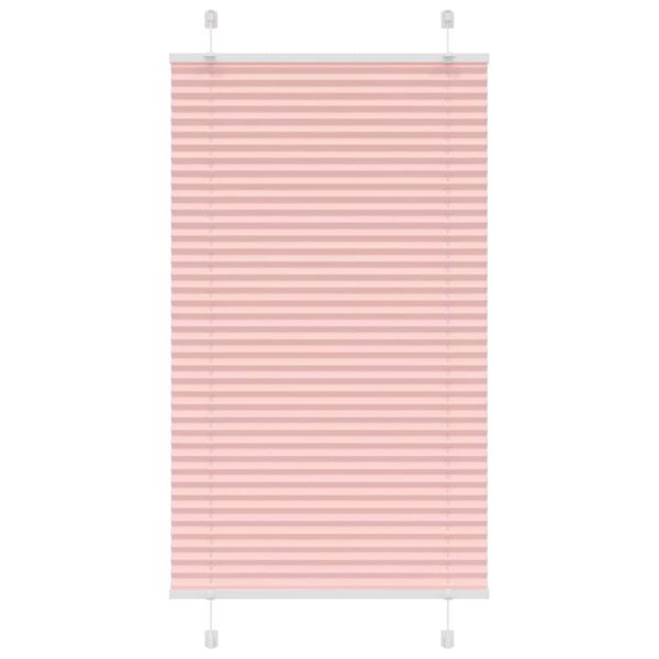 vidaXL plisségardin Rosa 75x100 cm Stoff Bredde 74