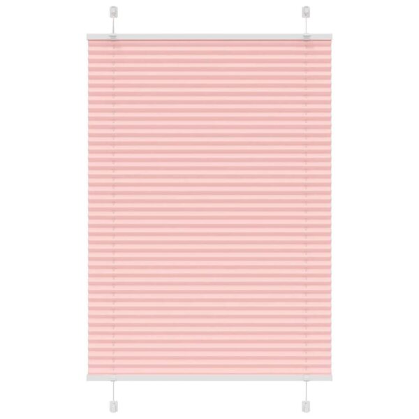 vidaXL plisségardin Rosa 85x100 cm Stoff Bredde 84