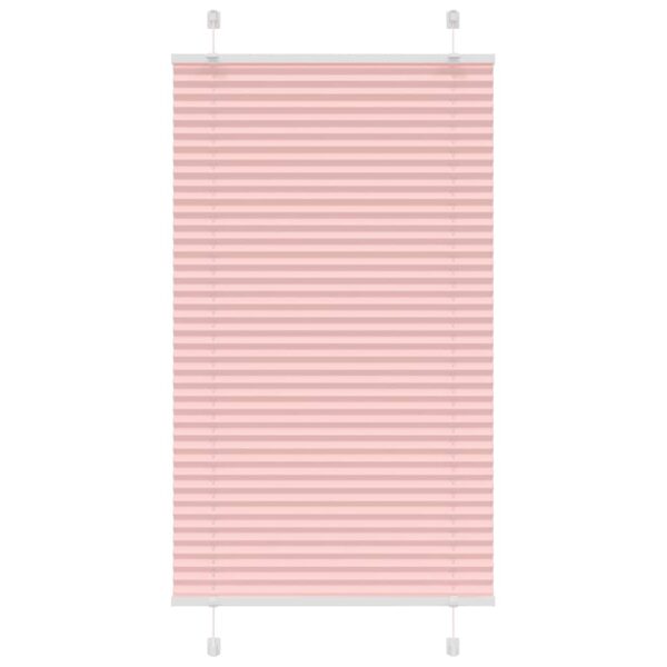 vidaXL plisségardin Rosa 75x150 cm Stoff Bredde 74