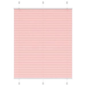 vidaXL plisségardin Rosa 105x150 cm Stoff Bredde 104