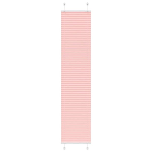 vidaXL plisségardin Rosa 45x200 cm Stoff Bredde 44