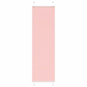 vidaXL plisségardin Rosa 65x200 cm Stoff Bredde 64