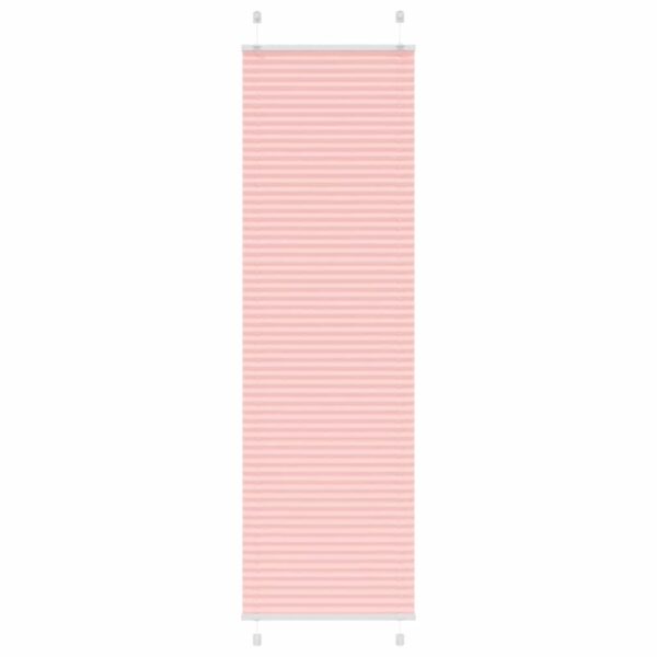 vidaXL plisségardin Rosa 65x200 cm Stoff Bredde 64