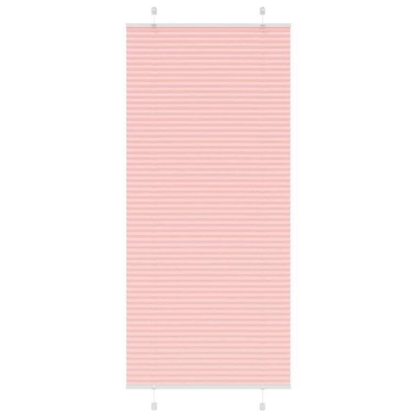 vidaXL plisségardin Rosa 95x200 cm Stoff Bredde 94