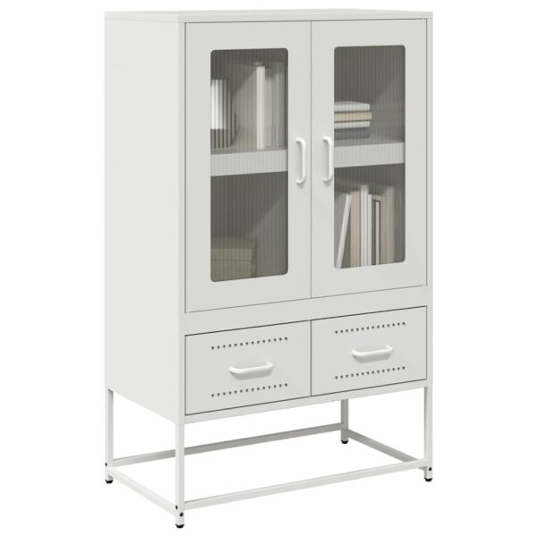 vidaXL Highboard hvit 68x39x111