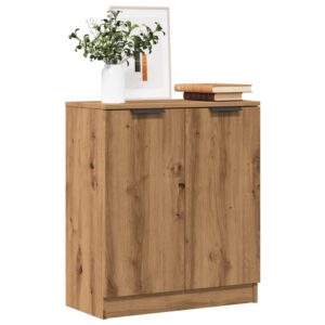 vidaXL Skjenk artisan eik 60x30x70 cm konstruert tre