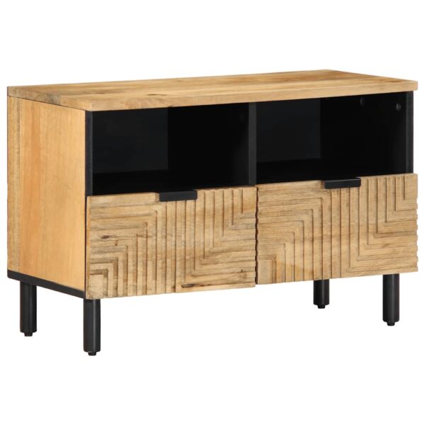 vidaXL TV-benk brun 70x33x46 cm heltre mango