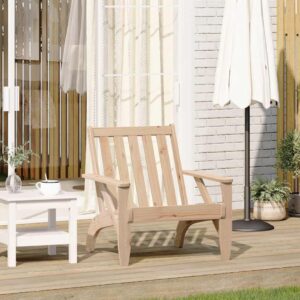 vidaXL Adirondack hagestol 75x77x77 cm heltre furu