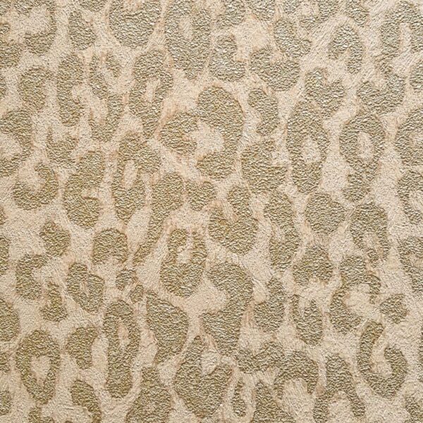 DUTCH WALLCOVERINGS Veggpanel leopardmønster gull