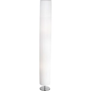 GLOBO Gulvlampe BAILEY krom hvit 15x119 cm 24662R