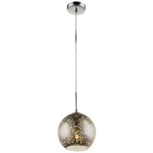 GLOBO Taklampe 3D-effekt KOBY glass krom 15845