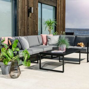 Sofagruppe modell Camilla – sort