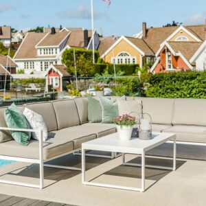 Sofagruppe modell Camilla – hvit