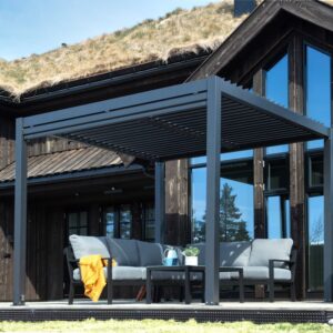 Pergola Skagen 3 x 3 m - sort