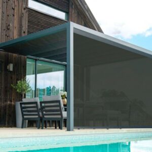 Sidevegg til pergola Napoli – 3 x 4 m